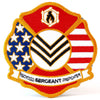 Sergeant Patch Red & Black