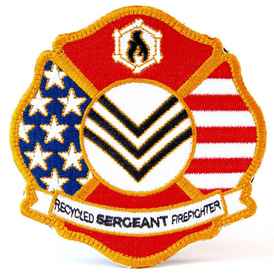 Sergeant Patch Red & Black