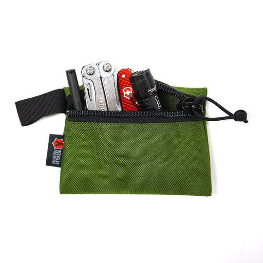 Flat Zippered Gear Pouch Small
