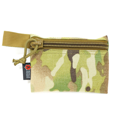 Flat Zippered Gear Pouch Small Multicam