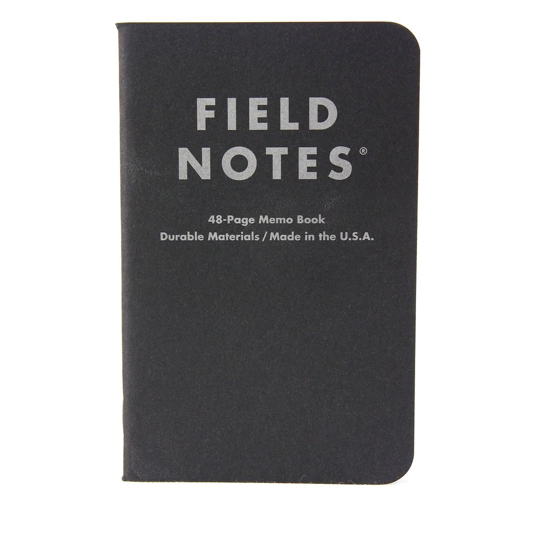 Field Notes Notebook Black Ruled Single