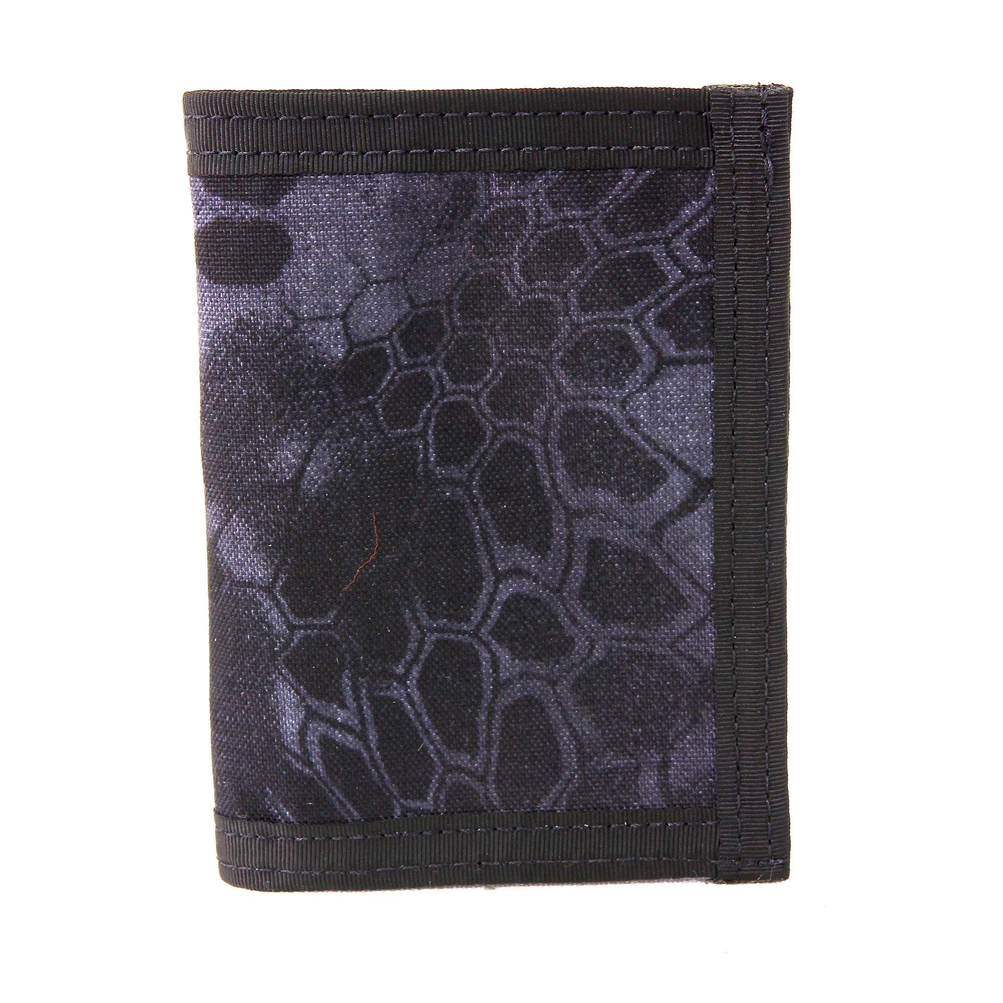 Louis Vuitton Black, Pattern Print Leather Bifold Wallet