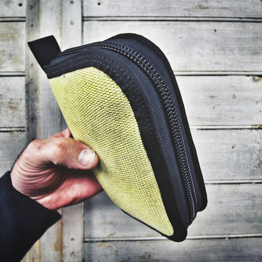 Fire Hose Zippered Pouch - Small Bag