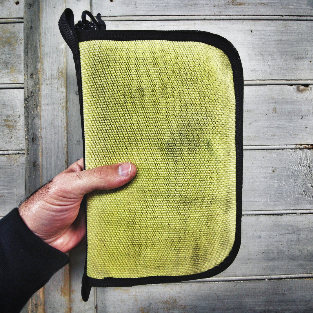 Fire Hose Zippered Pouch - Large Bag