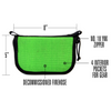 Fire Hose Zippered Pouch - Small Bag