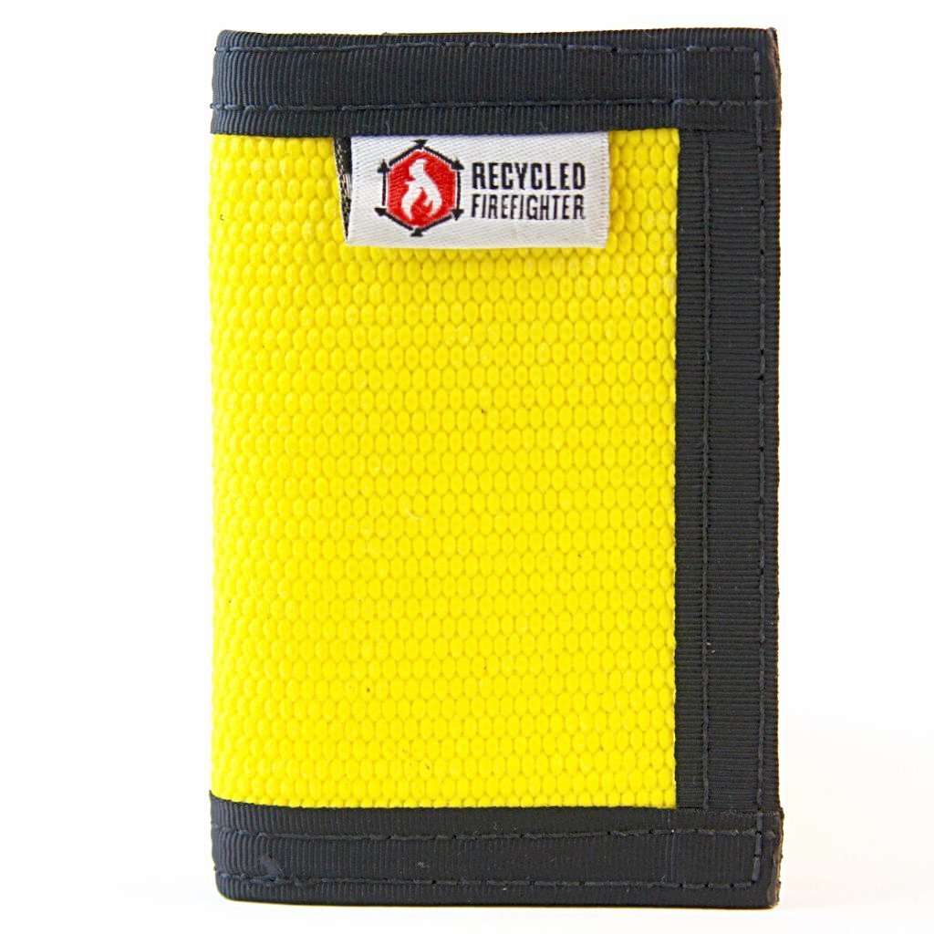Rookie Wallet - Firehose Edition Recycledfirefighter Yellow & Black Wallet