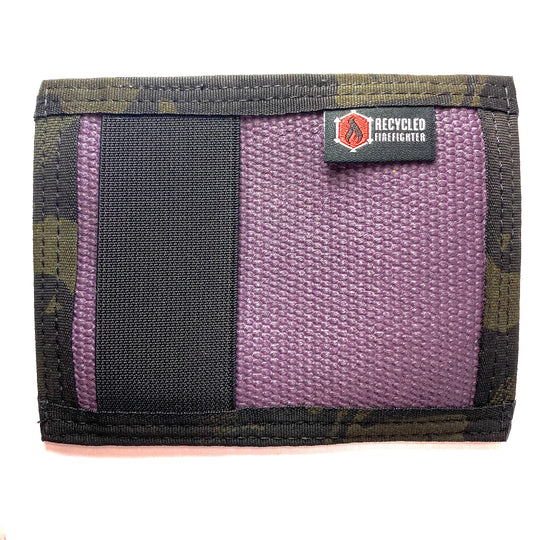 Rookie Wallet - Firehose Edition Recycledfirefighter Purple and Multicamblack