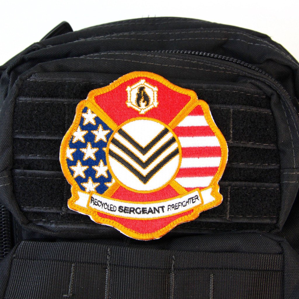 Sergeant Patch Recycledfirefighter