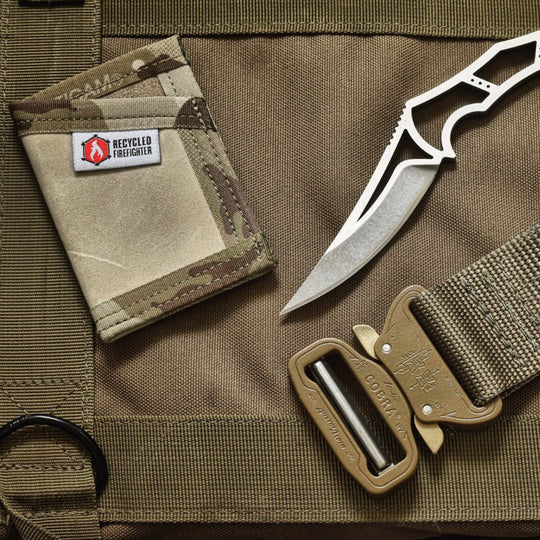 Front Pocket Wallet U.s. Combat Leather