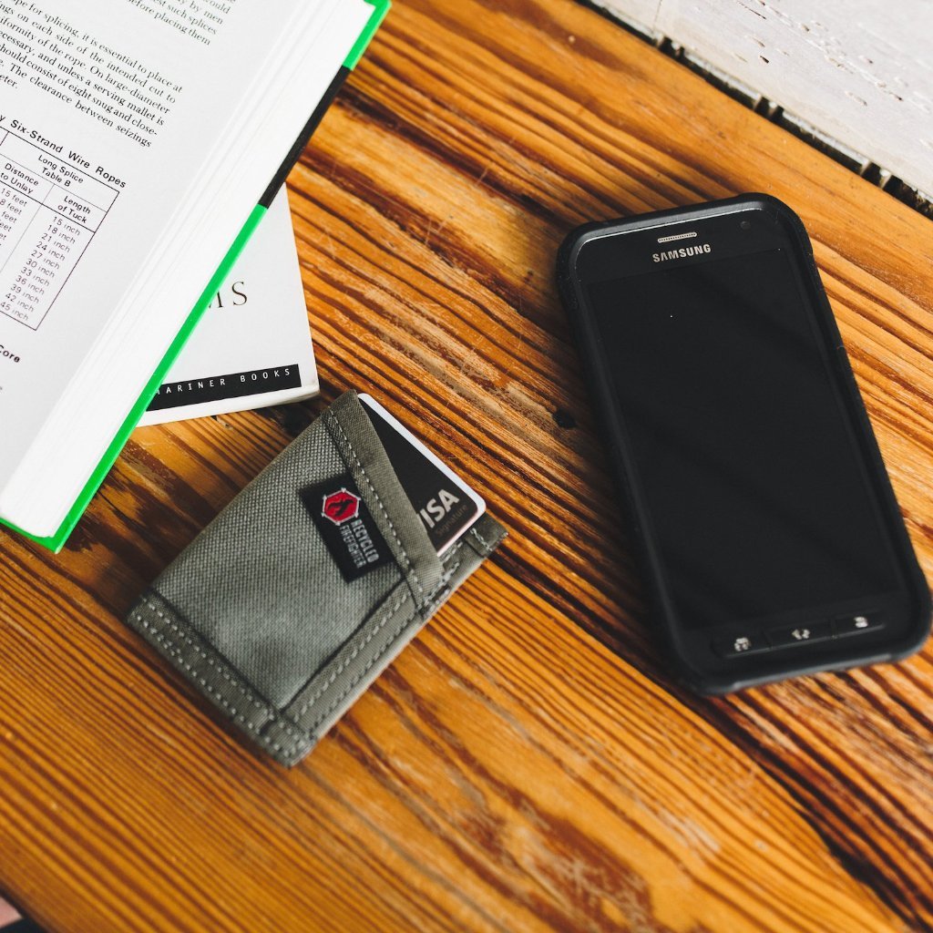 Front Pocket Wallet Wallet Recycled Firefighter
