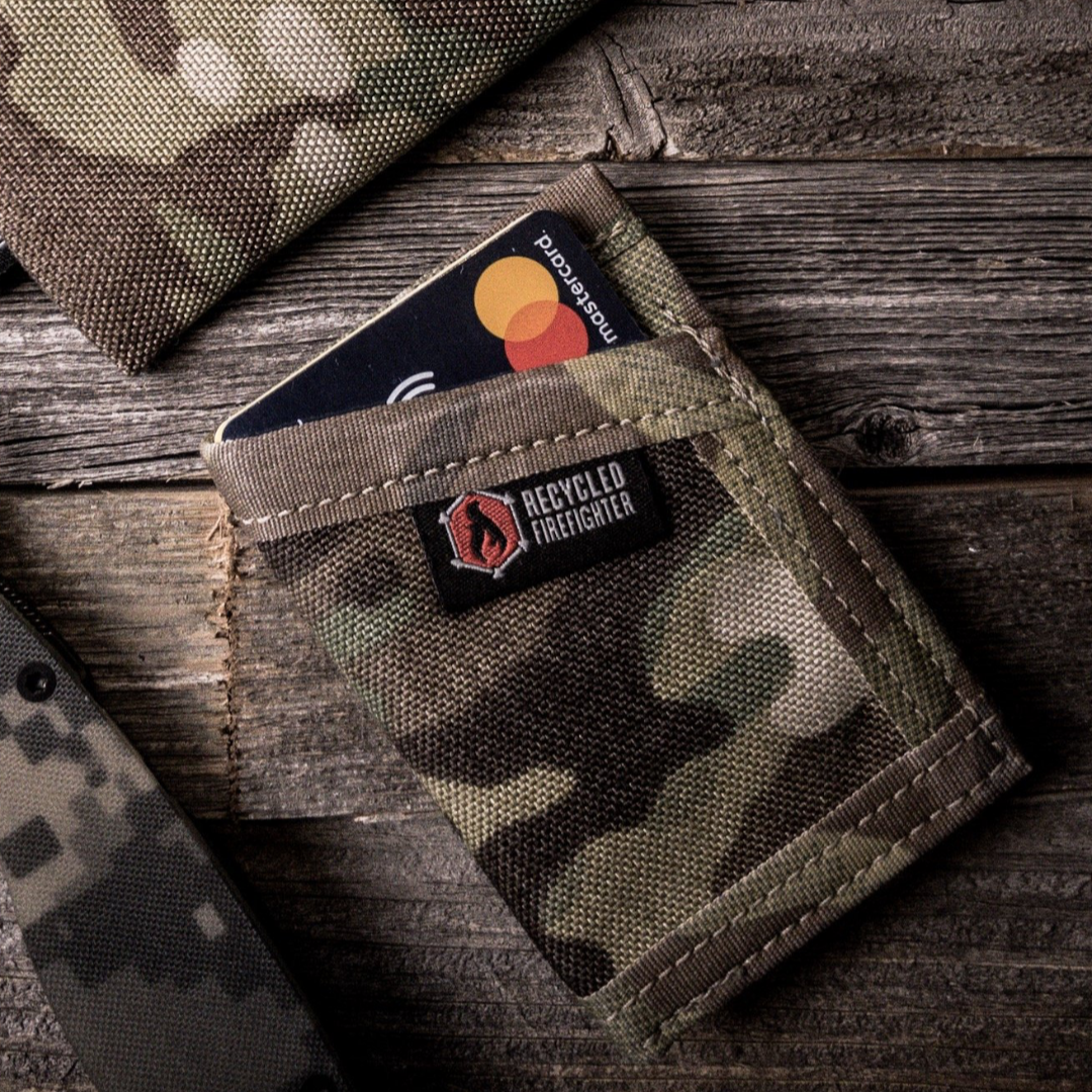 Front Pocket Wallet Recycled Firefighter