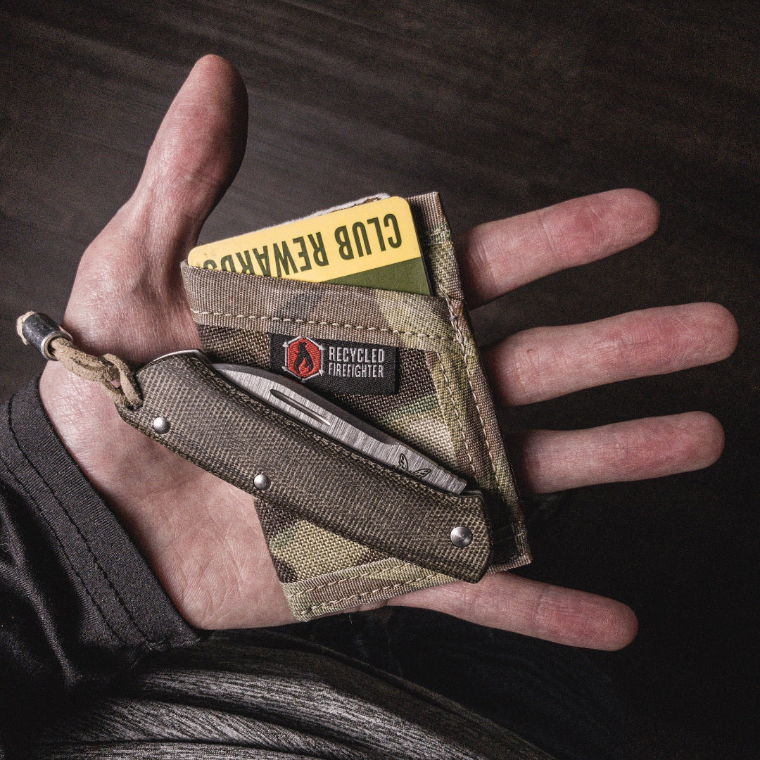 Front Pocket Wallet Recycled Firefighter