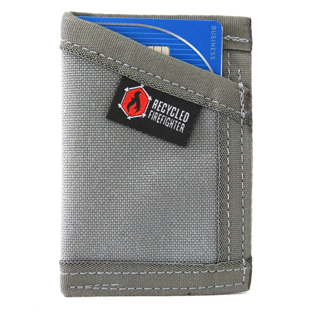 Front Pocket Wallet Foliage Wallet Recycled Firefighter