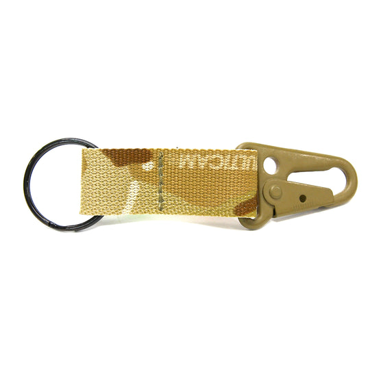 The Chauffeur - Durable keychain clip Recycledfirefighter in Multicam Arid