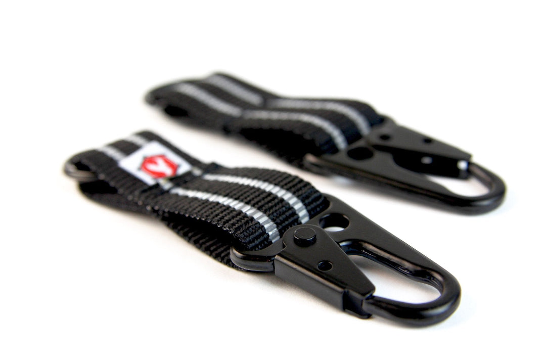 The Chauffeur - Durable keychain clip Recycledfirefighter in Black